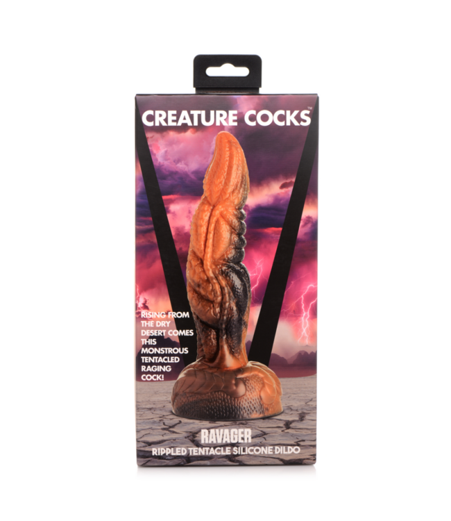 Ravager - Waved Tentacle Silicone Dildo