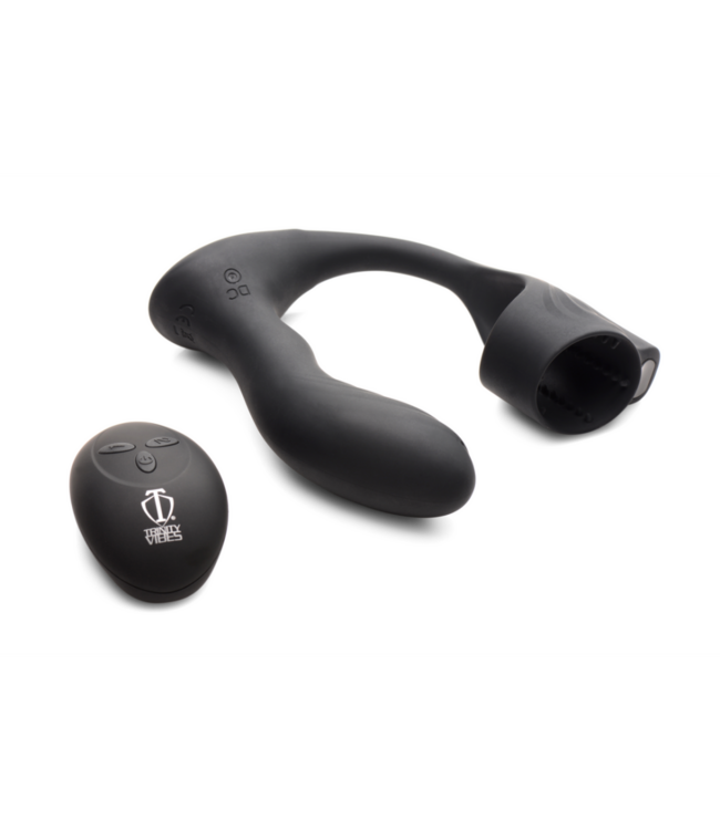 Silicone Prostate Plug with Cockring and Remote Control