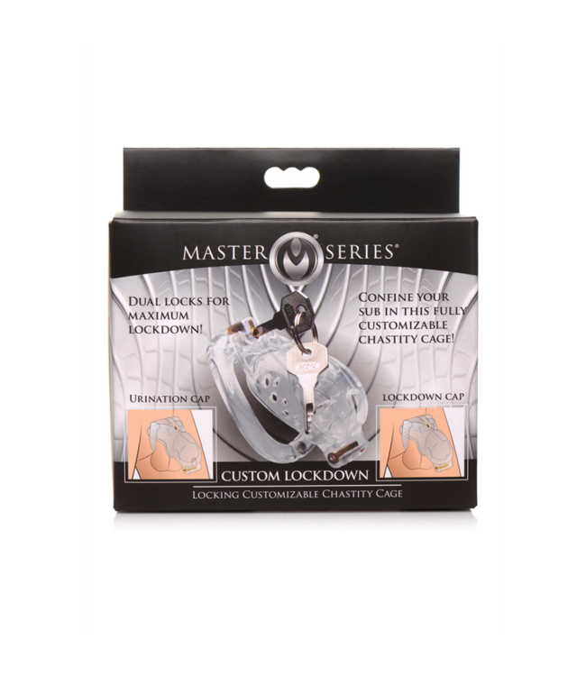 Double Lockdown - Lockable Adjustable Chastity Cage