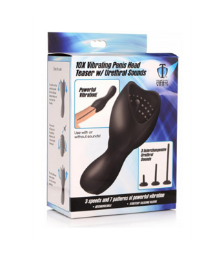 Xr Brands Vibrating Penis Head Teaser with Uthral Sound