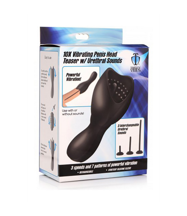 Vibrating Penis Head Teaser with Uthral Sound