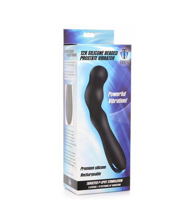Prostate Vibrator with Silicone Beads