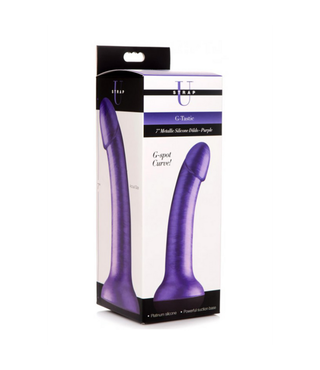 G-Tastic - Metal Silicone Dildo - 7 / 17,8 cm