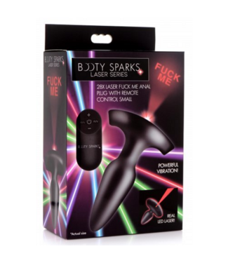 Xr Brands Laser Fuck Me - Butt Plug with Remote Control - Small