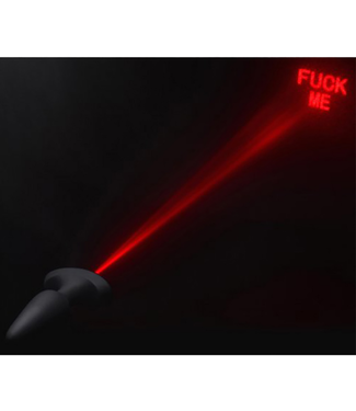 Xr Brands Laser Hart - Butt Plug with Remote Control - Small