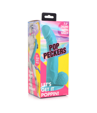 Xr Brands POP - Dildo with Balls - 7.5 / 19 cm