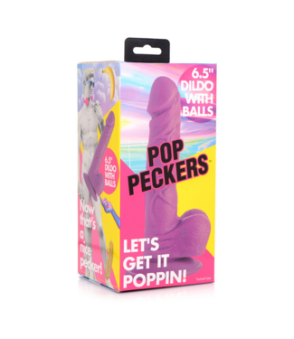 Xr Brands POP - Dildo with Balls - 6.5 / 16.5 cm