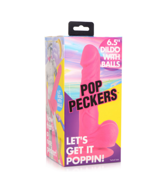 Xr Brands POP - Dildo with Balls - 6.5 / 16.5 cm