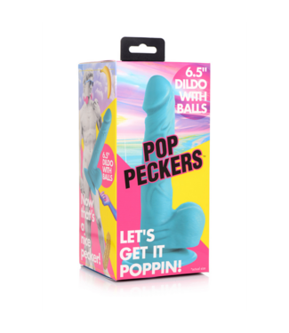 Xr Brands POP - Dildo with Balls - 6.5 / 16.5 cm