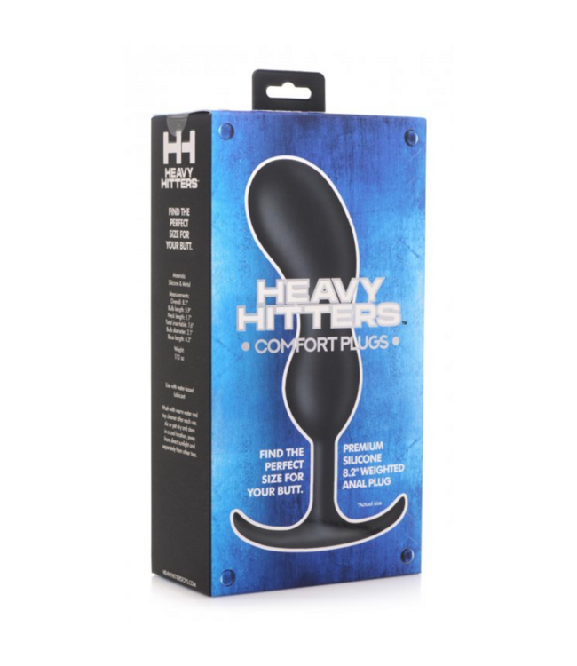 Premium Silicone Weighted Prostate Plug - Extra Large
