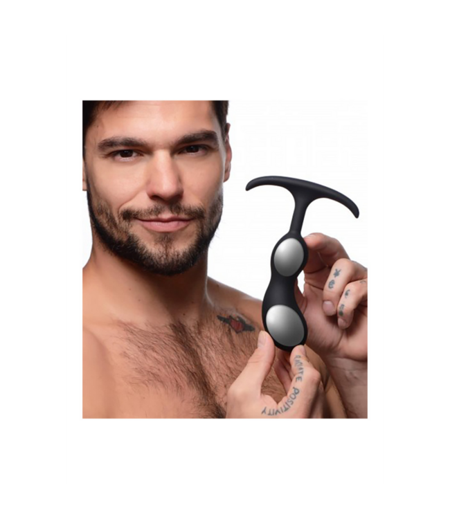 Premium Silicone Weighted Prostate Plug - Medium