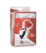 Xr Brands Red Jasper Heart - Butt Plug - Medium