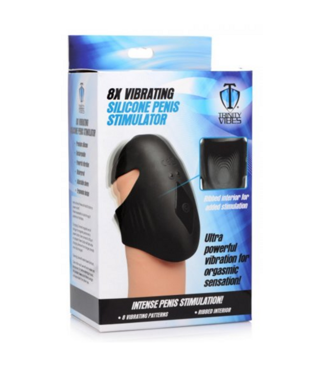 Vibrating Silicone Penis Sleeve