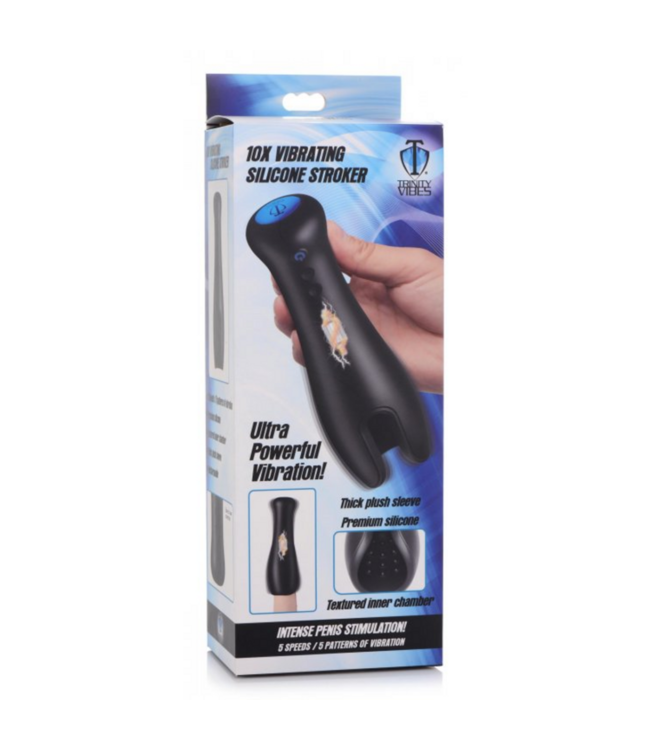 Vibrating Silicone Masturbator