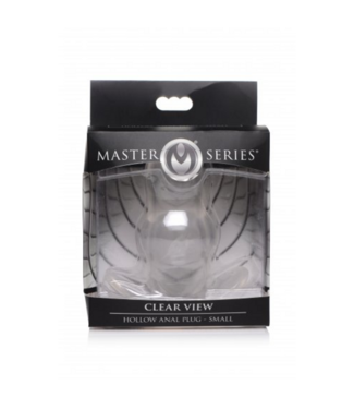 Xr Brands Clear View - Hollow Anal Plug - Small