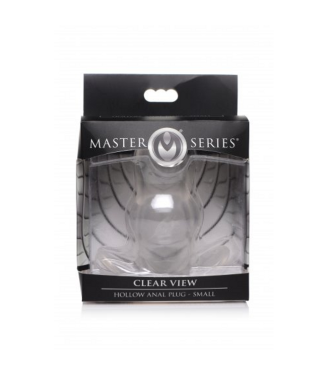 Clear View - Hollow Anal Plug - Small