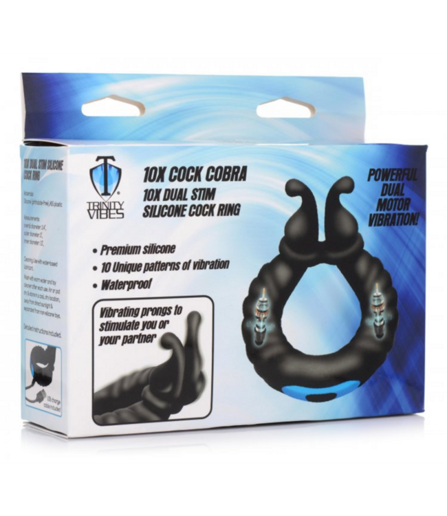 Cobra - Dual Stimulation Silicone Cockring