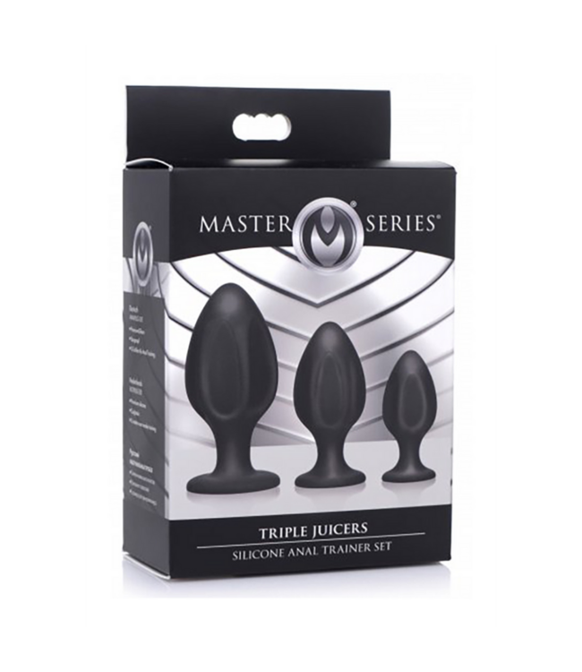 Triple Juicers - Silicone Anal Trainer Set