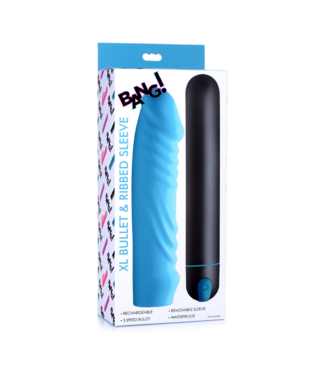 Xr Brands XL Bullet and Ribbed Silicone Sleeve