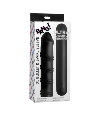 Xr Brands XL Bullet and Swirl Silicone Sleeve