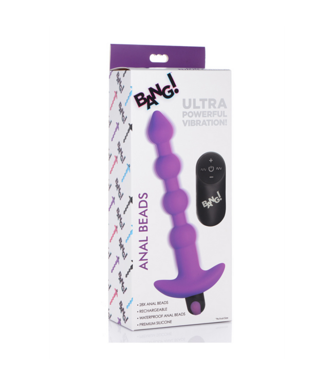 Vibrating Silicone Anal Beads and Remote Control