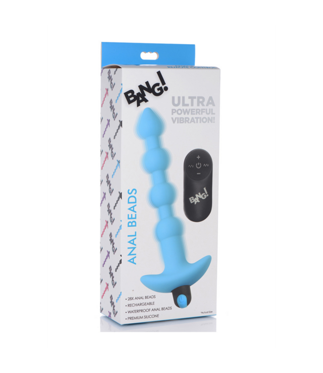 Vibrating Silicone Anal Beads and Remote Control