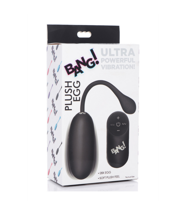 Plush Egg and Remote Control with 28 Speeds