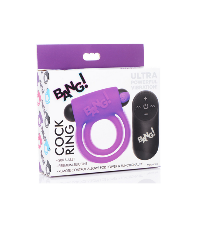 Silicone Cockring and Bullet with Remote Control