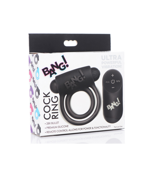Silicone Cockring and Bullet with Remote Control