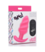 Xr Brands Vibrating Silicone Swirl Butt Plug with Remote Control