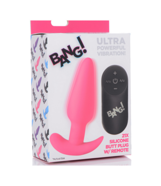 Xr Brands Vibrating Silicone Butt Plug with Remote Control