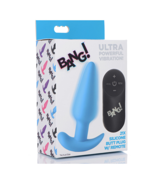 Xr Brands Vibrating Silicone Butt Plug with Remote Control