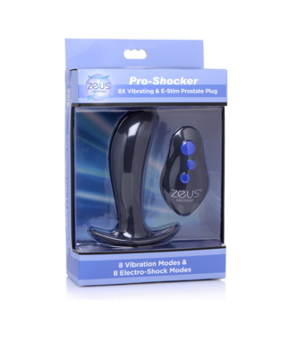 Xr Brands Pro-Shocker - Vibrating and E-Stim Silicone Prostate Plug