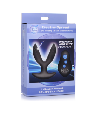 Xr Brands Electro-Spread - Vibrating and E-Stim Silicone Butt Plug