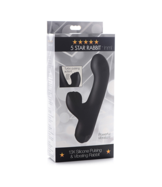 Xr Brands Silicone Pulsating and Vibrating Rabbit