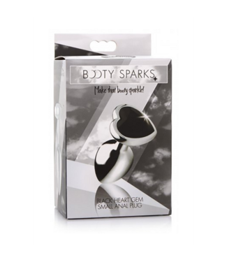 Xr Brands Black Heart - Butt Plug - Small