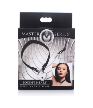 Xr Brands Lock-It - Choker with Heart Lock and Key
