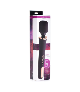 Xr Brands Scepter - Silicone Wand Massager - Black