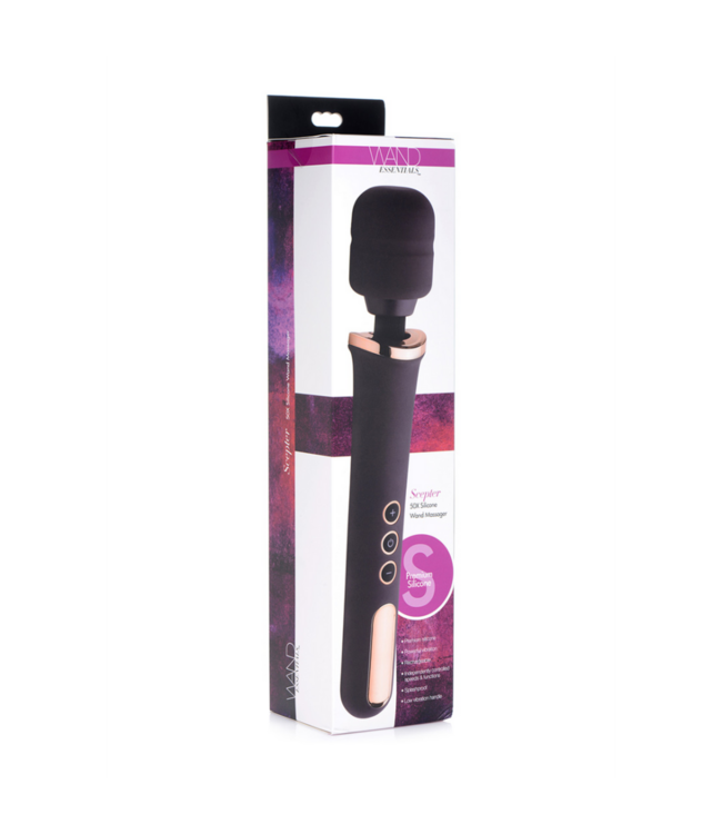 Scepter - Silicone Wand Massager - Black