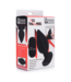 Xr Brands Ribbed Vibrating Anal Plug with Remote Control