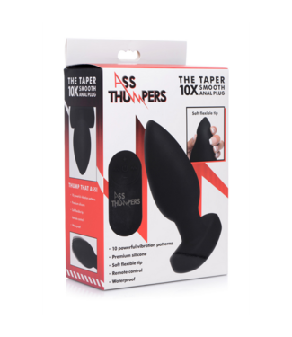 Xr Brands Smooth Vibrating Anal Plug with Remote Control