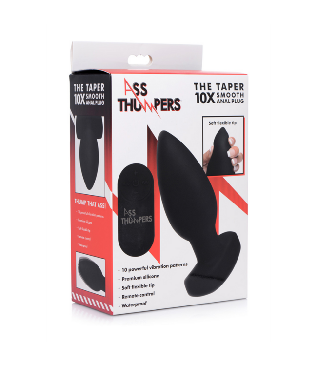 Smooth Vibrating Anal Plug with Remote Control