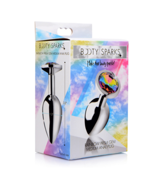 Xr Brands Rainbow Prism - Butt Plug - Medium