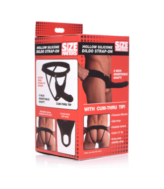 Xr Brands SM - Hollow Silicone Dildo Strap-On