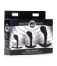 Xr Brands Dark Delights - 3 Piece Curved Anal Trainer Set