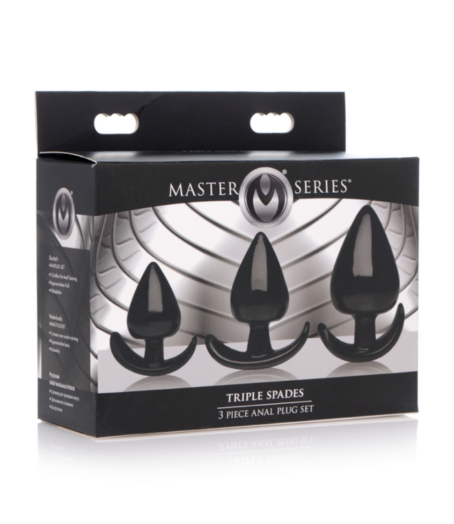 Triple Spades - 3 Piece Anal Plug Set