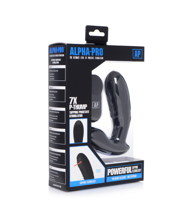 P-Thump - Tapping Prostate Vibrator with Remote Control and 7 Speeds
