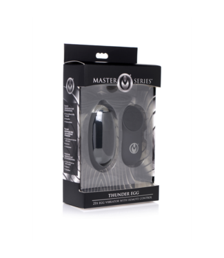 Xr Brands Thunder Egg - Silicone Vibrator with Remote Control
