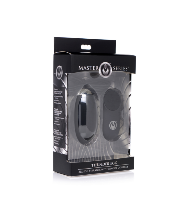 Thunder Egg - Silicone Vibrator with Remote Control