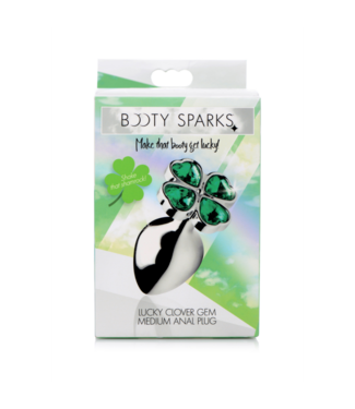 Xr Brands Lucky Clover Gem - Butt Plug - Medium
